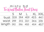 Tie Waist Button Front Dress in Coral - S-2XL