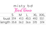 green floral kimono misty bd size chart